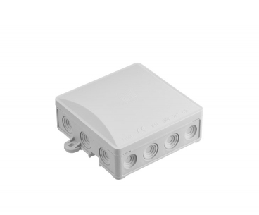 Doze de Legatura - Doza de derivatie aparenta, 14 intrari, IP54, 90x90x40mm, gri