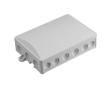 Doze de Legatura - Doza de derivatie aparenta, 18 intrari, IP54, 90x130x40mm, gri