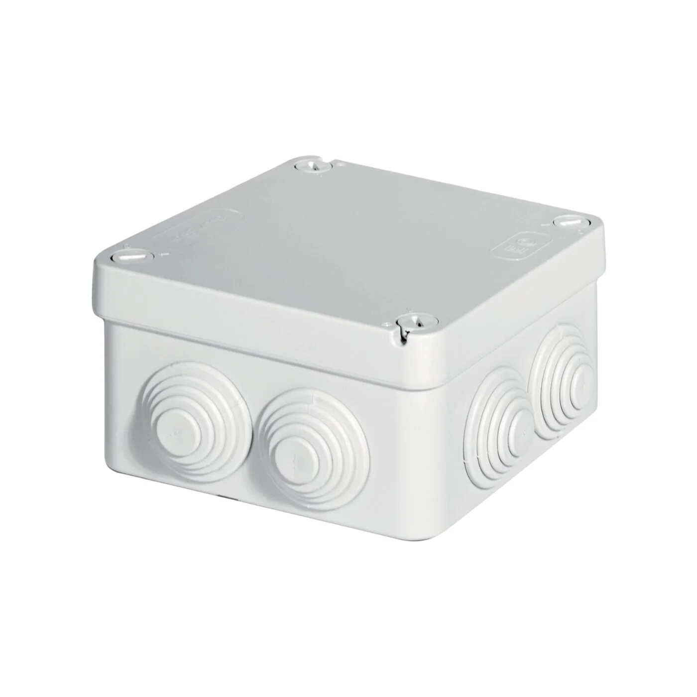 Doza de derivatie aparenta, 7 intrari, IP55, 110x110x60 mm