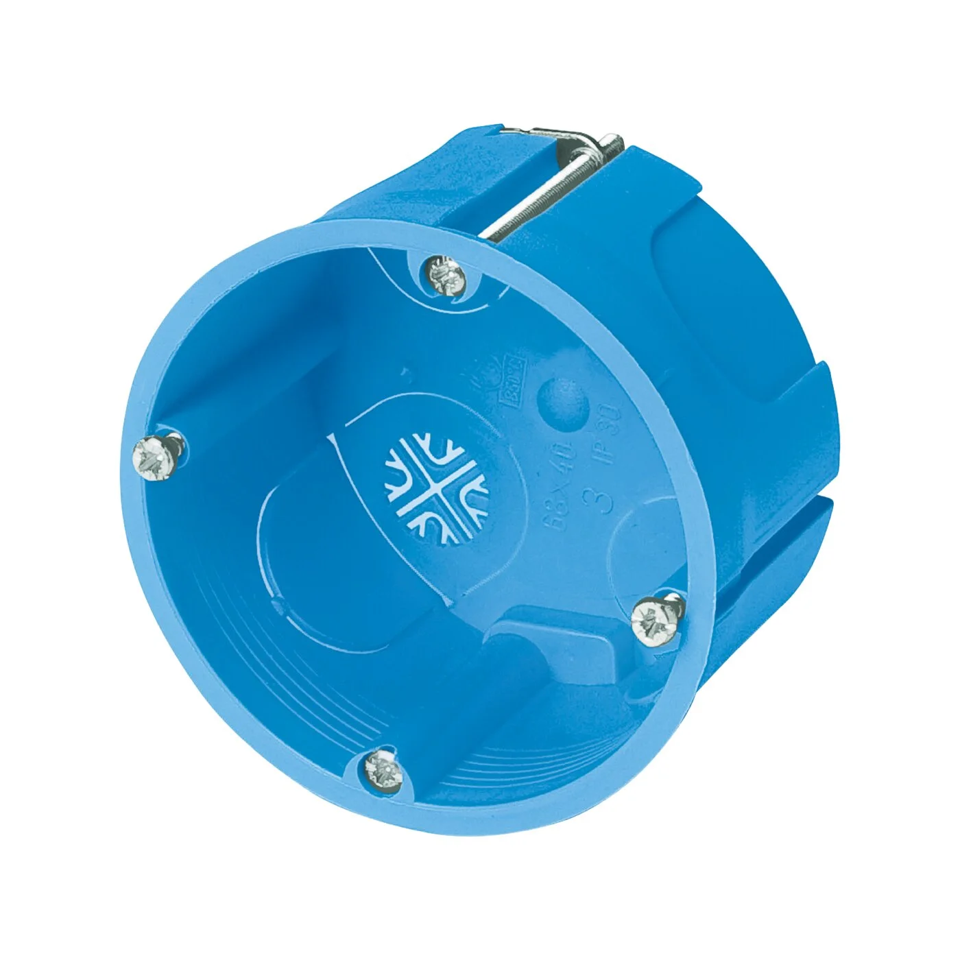 MANAGEMENT CABLU SI DOZE - Doza pentru rigips, montaj incastrat, Ø68x40 mm, albastra