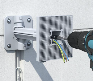 Doza termosistem telescop pentru corpuri de iluminat, 120x120 mm [1]