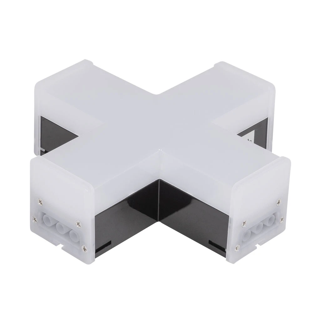 Element X pentru Corp LED liniar interconectabil 10W 4000K IP44, negru [2]