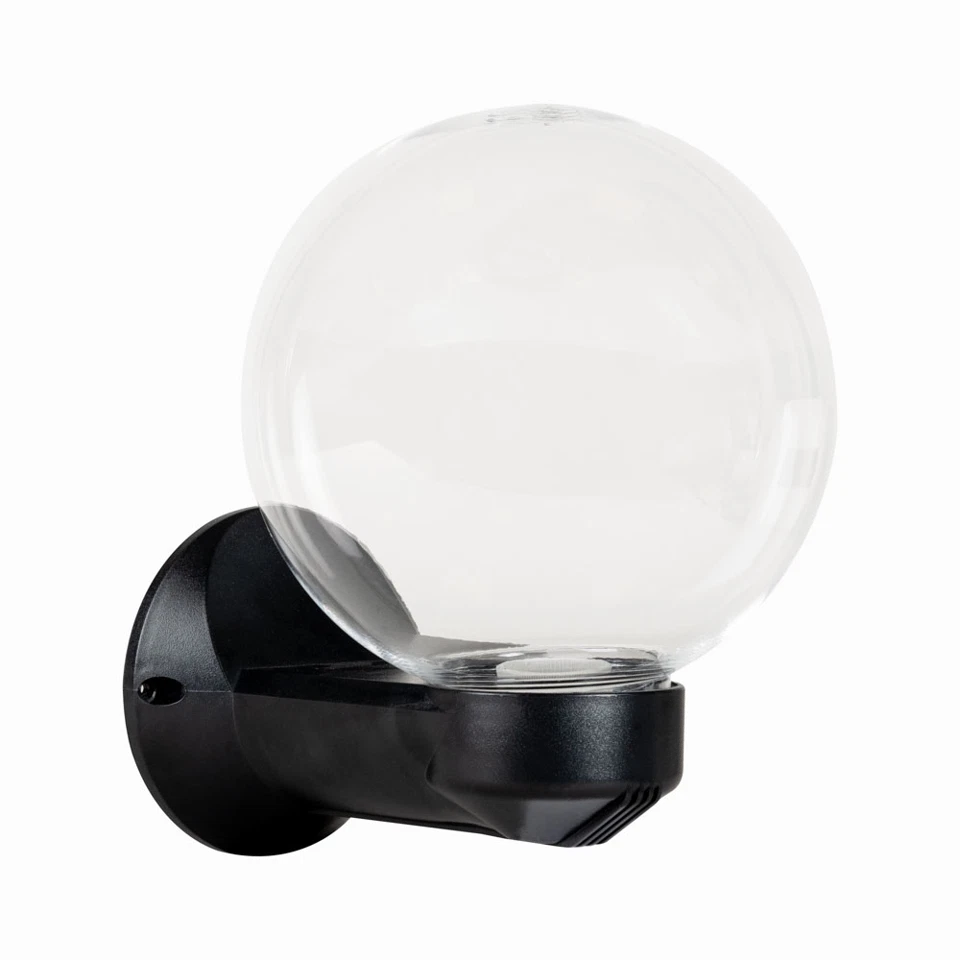 Lampa de gradina cu dulie E27, 20x26cm, 40W, IP44, transparent - Luca [4]