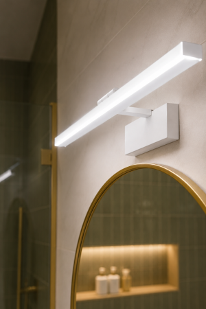 ILUMINAT - Lampa de oglinda pentru baie, IP44, 40 cm, lumina rece, alb