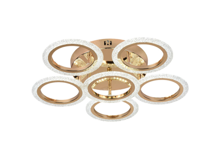 Corpuri de Iluminat Interior - Lustra Bright LED 60W 3CCT 5800lm auriu dimabia