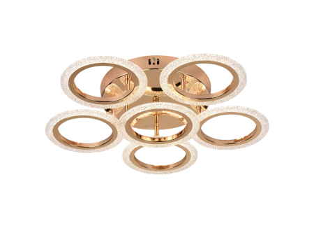 Lustra Bright LED 60W 3CCT 5800lm auriu dimabia [1]