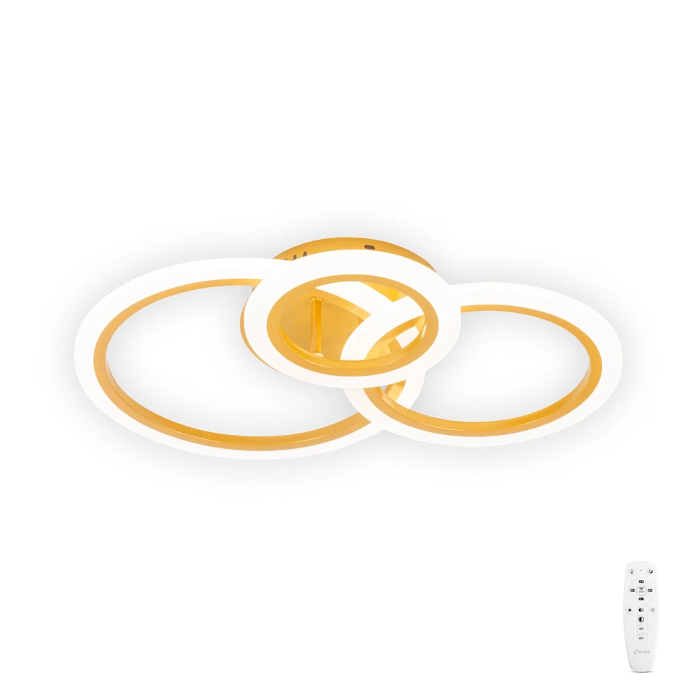 Lustra LED 2700lm 45W 50cm 3500-6000K cu telecomanda - Oro [3]