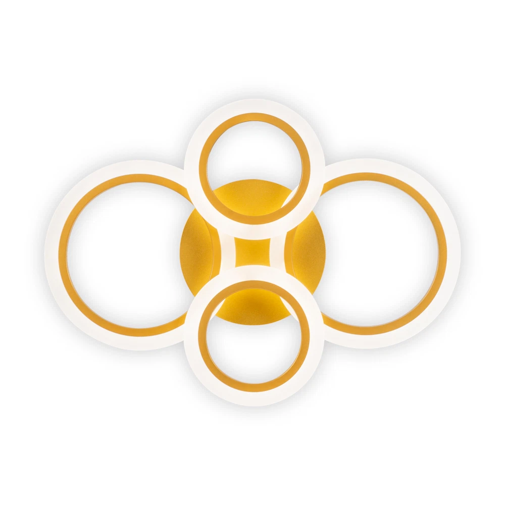 Lustra LED 3120lm 52W 56cm 3500-6000K cu telecomanda - Oro [2]