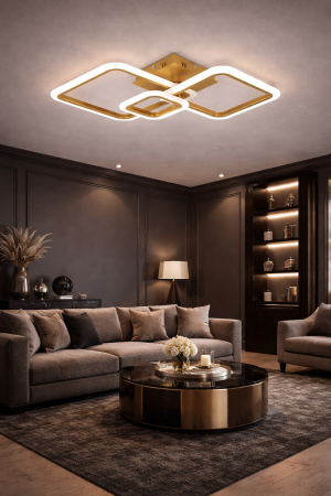 Corpuri de Iluminat Interior - Lustra LED 3360lm 56W 62cm 3500-6000K IP20 - Row