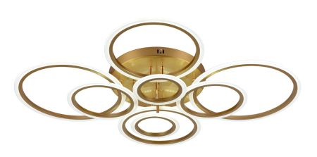 Lustra LED 7500lm 125W 3CCT 7500lm IP20, auriu - Glovy [2]