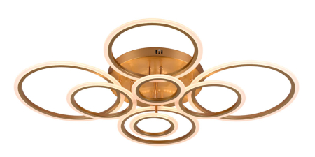 Lustra LED 7500lm 125W 3CCT 7500lm IP20, auriu - Glovy [3]