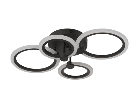 Lustra living LED URBAN, 3150lm, 45W, 3CCT, negru, dimabila [3]