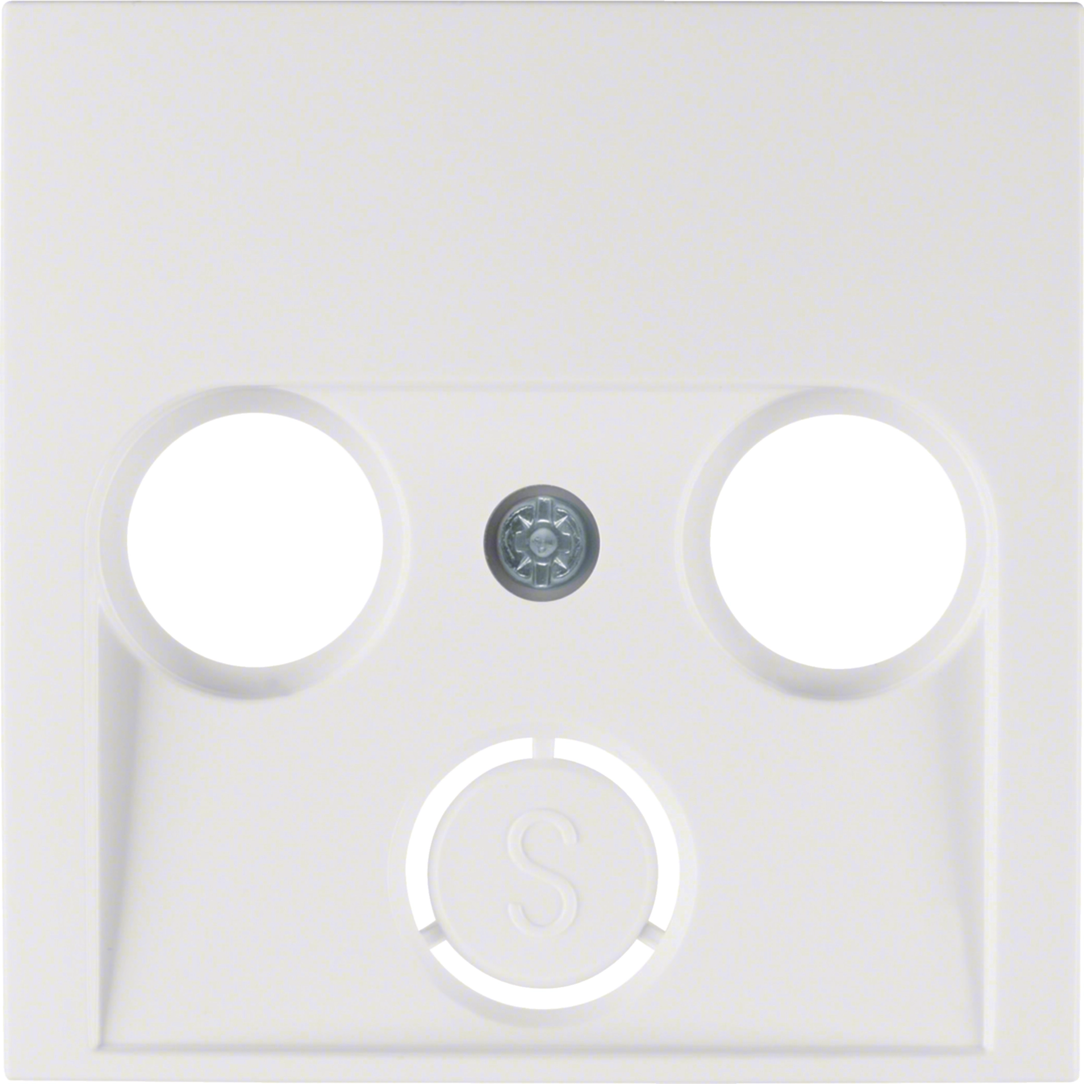 PRIZE SI INTRERUPATOARE - Masca priza RTV cu 2-3 iesiri, S1/B3/B7, alb polar