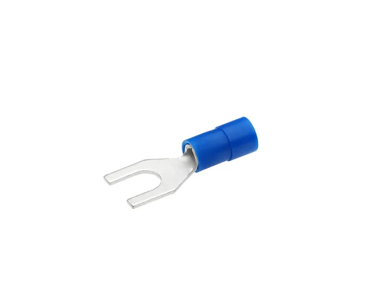 Accesorii electrice - Papuc izolat tip furca 1.5 - 2.5 mm², M5, set 50 buc