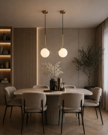 Pendul dulie 1XE14, 40W, 1.5m, auriu - Nala [1]