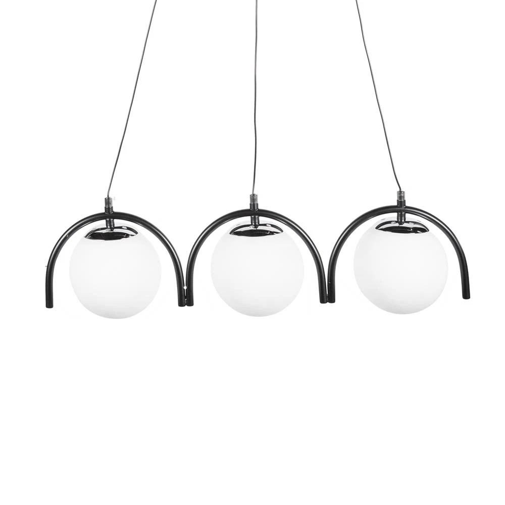 Pendul Glace dulie 3XE27 IP20 negru [2]