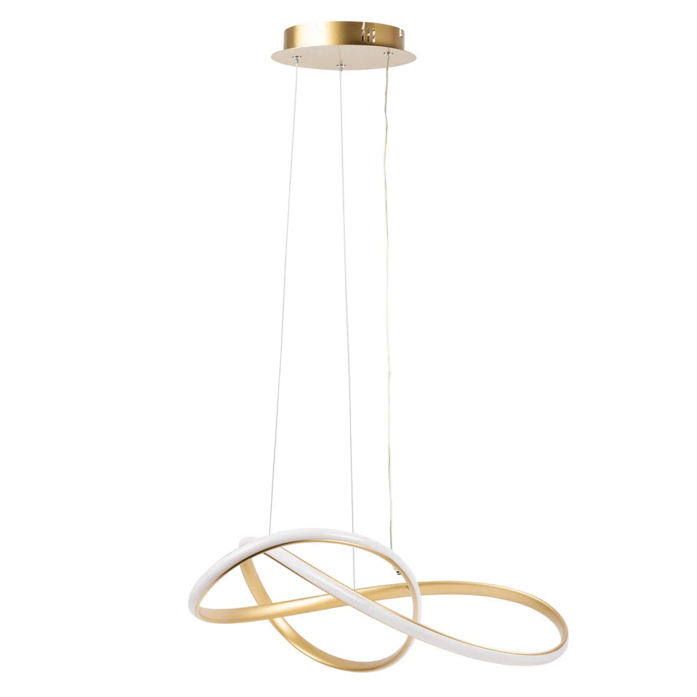 Pendul LED 2560lm, 40W, 60X150cm, 3000-6500K, auriu - Libra [1]