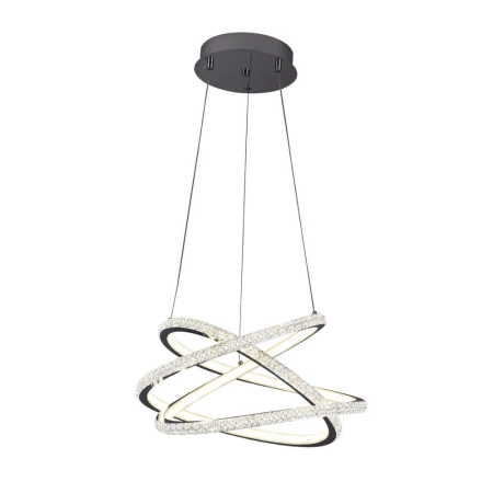 Pendul LED 8400lm 140W 1m 3CCT cu telecomanda, crom -  Style [1]