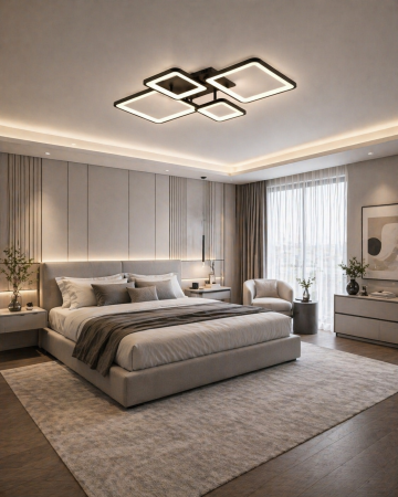 Plafoniera Ambient LED 70W 3CCT 3850lm negru dimabila [2]