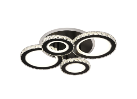 Plafoniera Echo LED 90W 3CCT 6930lm negru dimabilă [6]