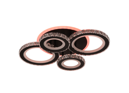 Plafoniera Echo LED 90W 3CCT 6930lm negru dimabilă [3]