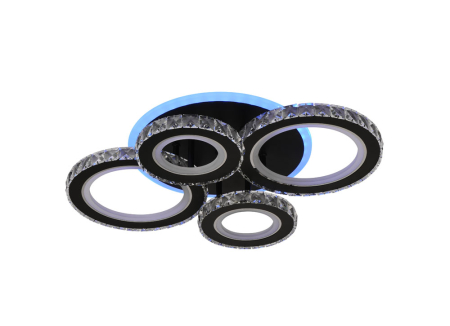 Plafoniera Echo LED 90W 3CCT 6930lm negru dimabilă [2]