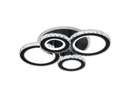 Plafoniera Echo LED 90W 3CCT 6930lm negru dimabilă [5]