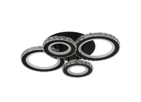 Plafoniera Echo LED 90W 3CCT 6930lm negru dimabilă [9]