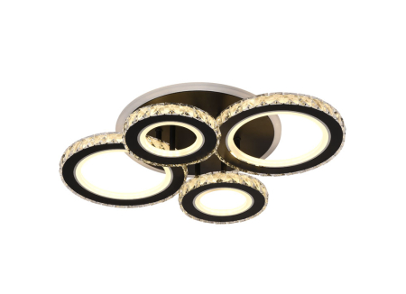 Plafoniera Echo LED 90W 3CCT 6930lm negru dimabilă [4]