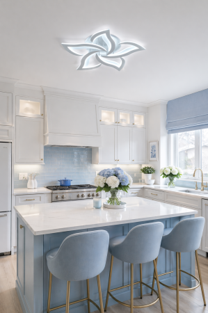 Plafoniera Fleur LED 95W 3CCT 8360lm alb dimabila [1]