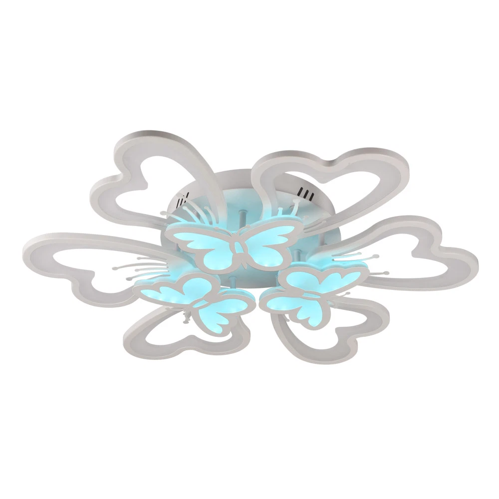 Plafoniera LED 100W 3CCT RGB 8500lm, IP20, alb - Butterfly [8]