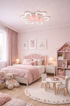 Corpuri de Iluminat Interior - Plafoniera LED 100W 3CCT RGB 8500lm, IP20, alb - Butterfly