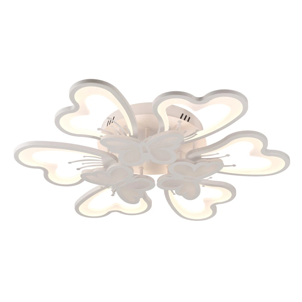 Plafoniera LED 100W 3CCT RGB 8500lm, IP20, alb - Butterfly [5]