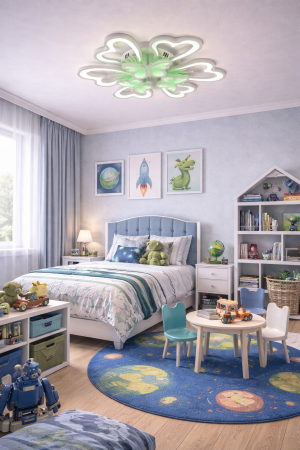 Plafoniera LED 100W 3CCT RGB 8500lm, IP20, alb - Butterfly [1]