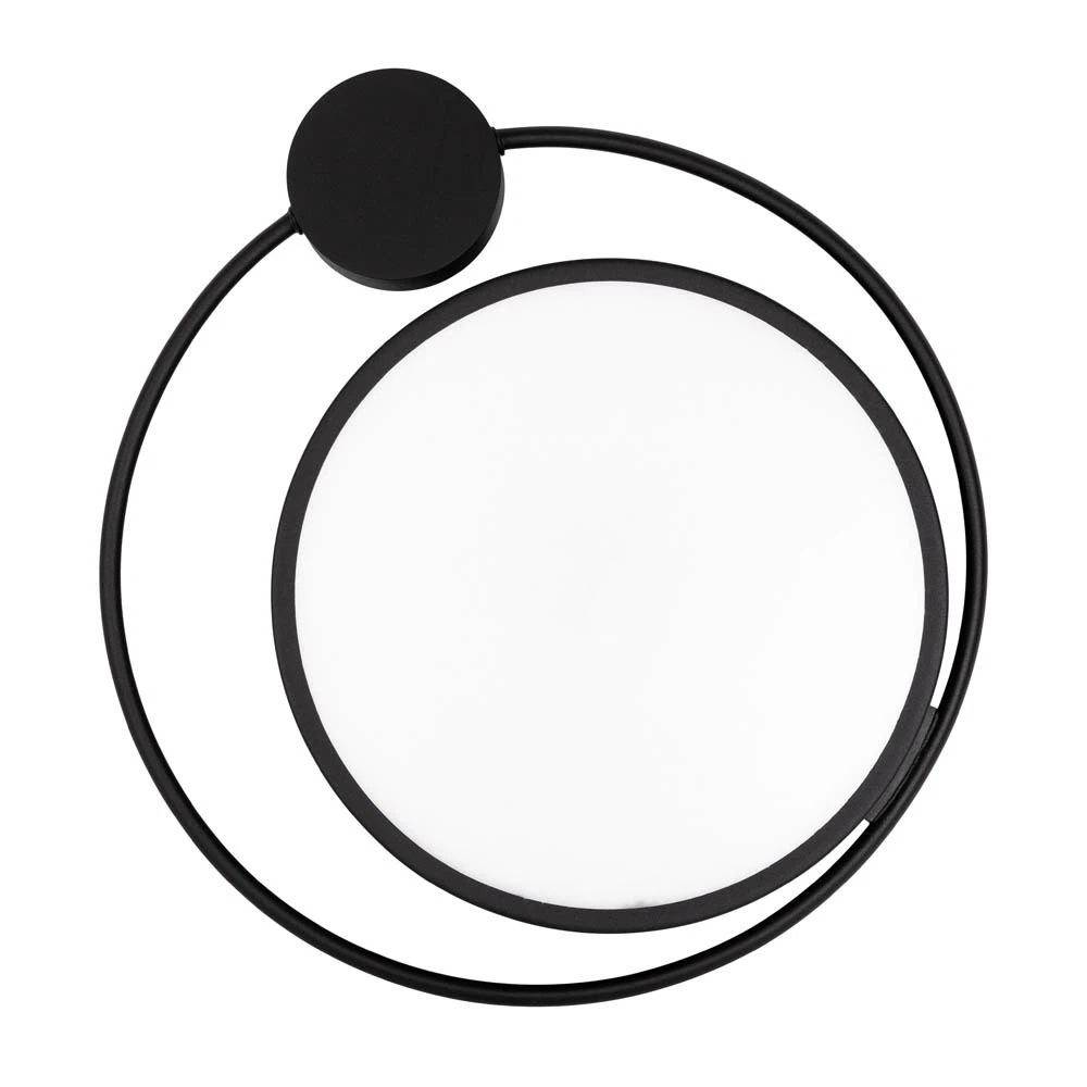 Plafoniera LED 1400lm, 28W, 3000K, 440x70mm, negru - Moon [8]