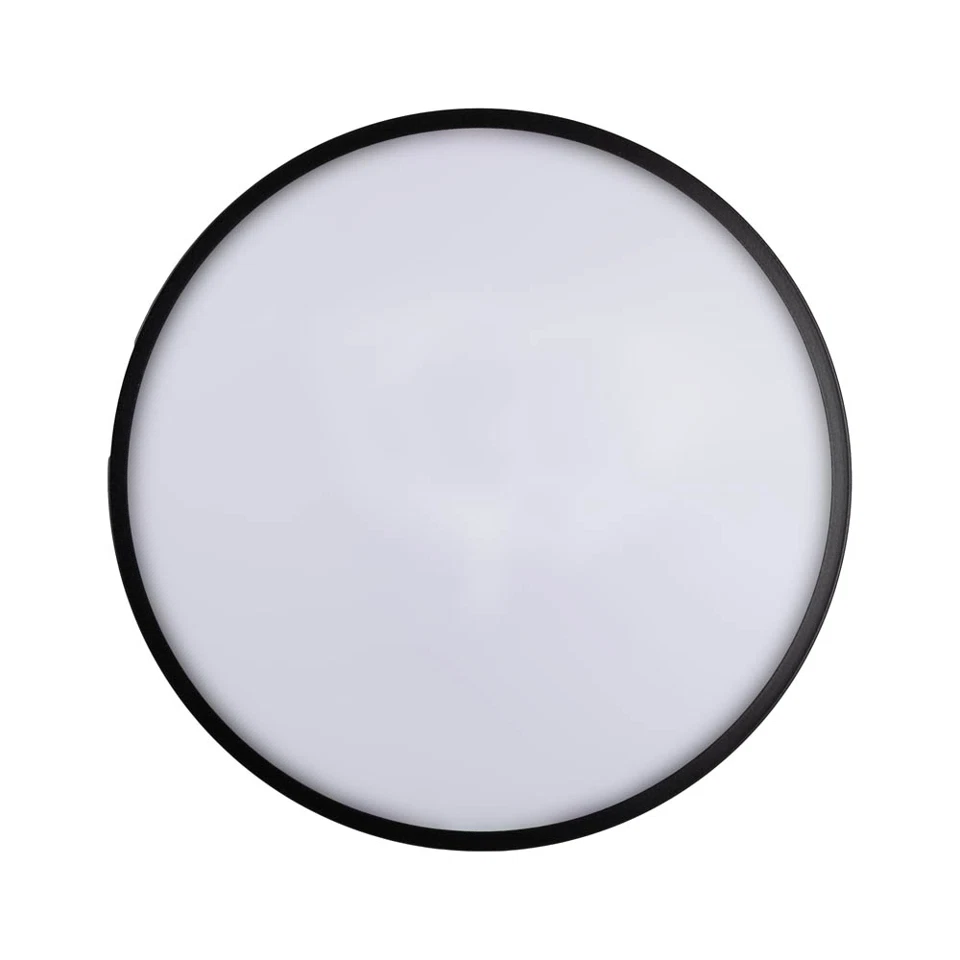 Plafoniera LED 1710lm, 18W, 30x5cm, IP20, lumina rece, negru [6]