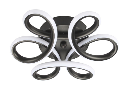 Plafoniera LED 1950lm 30W 3CCT negru - Lixy [2]