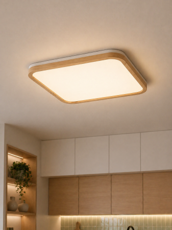 Corpuri de Iluminat Interior - Plafoniera LED 2700lm, 36W, 4000K, IP20 - Squarewood