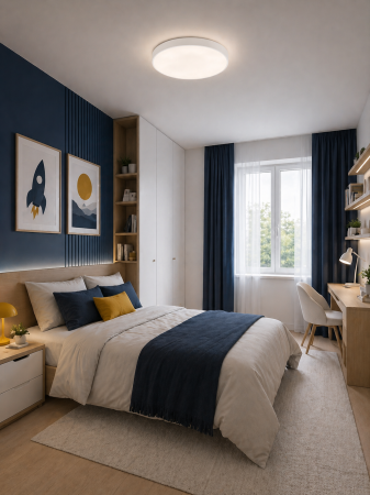 Corpuri de Iluminat Interior - Plafoniera LED 2900lm, 52W, CCT 3000-6000K, alb - Macaron