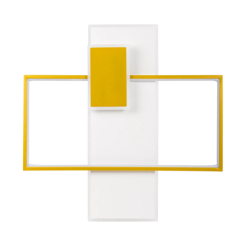 Plafoniera LED 3025lm, 55W, 52cm, 3000-6000K, alb-auriu - Elia [3]