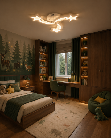 Corpuri de Iluminat Interior - Plafoniera LED 3380lm, 52W, 3CCT cu telecomanda, alb - Star