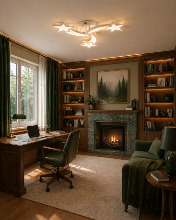 Plafoniera LED 3380lm, 52W, 3CCT cu telecomanda, alb - Star [2]