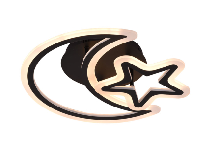 Plafoniera LED 3750lm 50W 3CCT negru dimabila - Night [3]