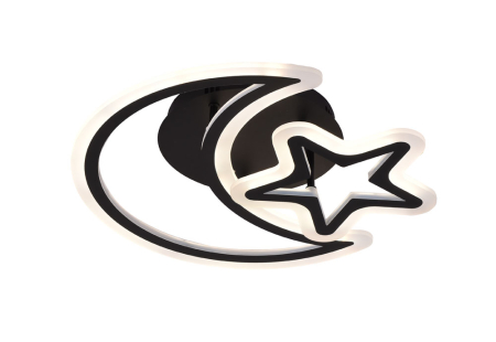 Plafoniera LED 3750lm 50W 3CCT negru dimabila - Night [2]