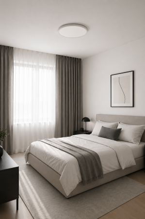 Corpuri de Iluminat Interior - Plafoniera LED 4080lm, 50cm, 48W, 4000K, IP20 - Slim