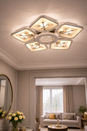 Corpuri de Iluminat Interior - Plafoniera LED 4400lm 88W 3CCT alb - Trees