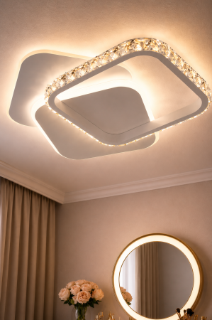Corpuri de Iluminat Interior - Plafoniera LED 4450lm 45W CCT IP20, alb - Lumix