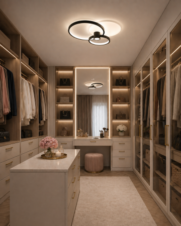 Plafoniera LED 4550lm, 65W, 3000-6500K, IP20, negru - Horus [2]