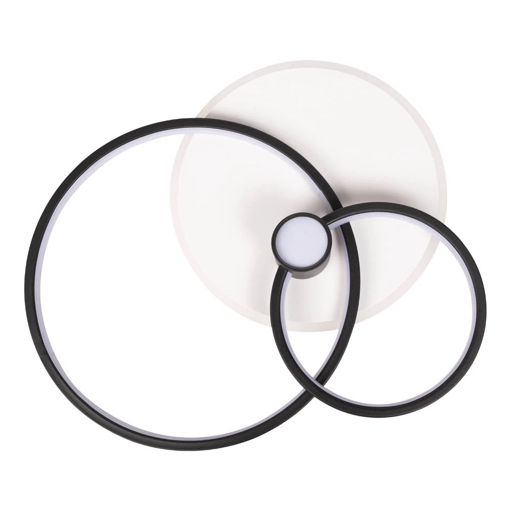 Plafoniera LED 4550lm, 65W, 3000-6500K, IP20, negru - Horus [6]