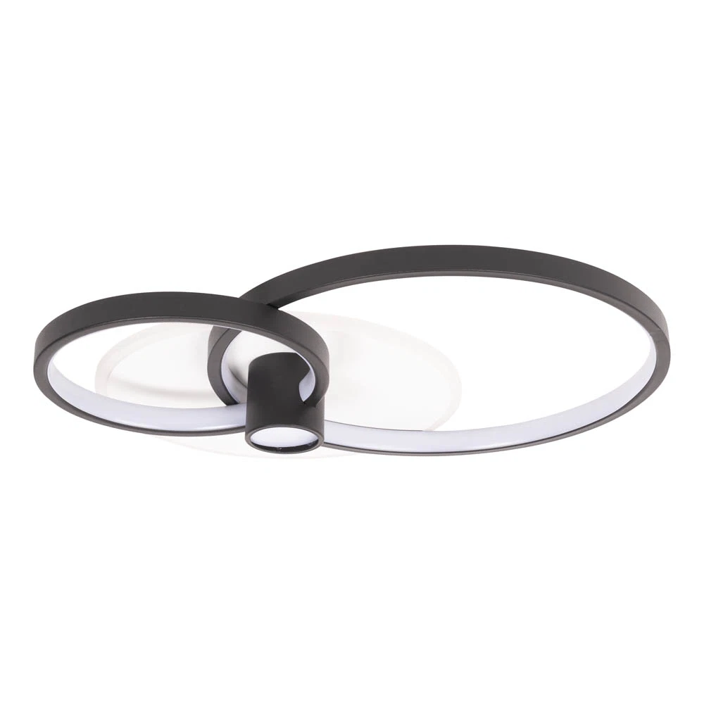 Plafoniera LED 4550lm, 65W, 3000-6500K, IP20, negru - Horus [4]